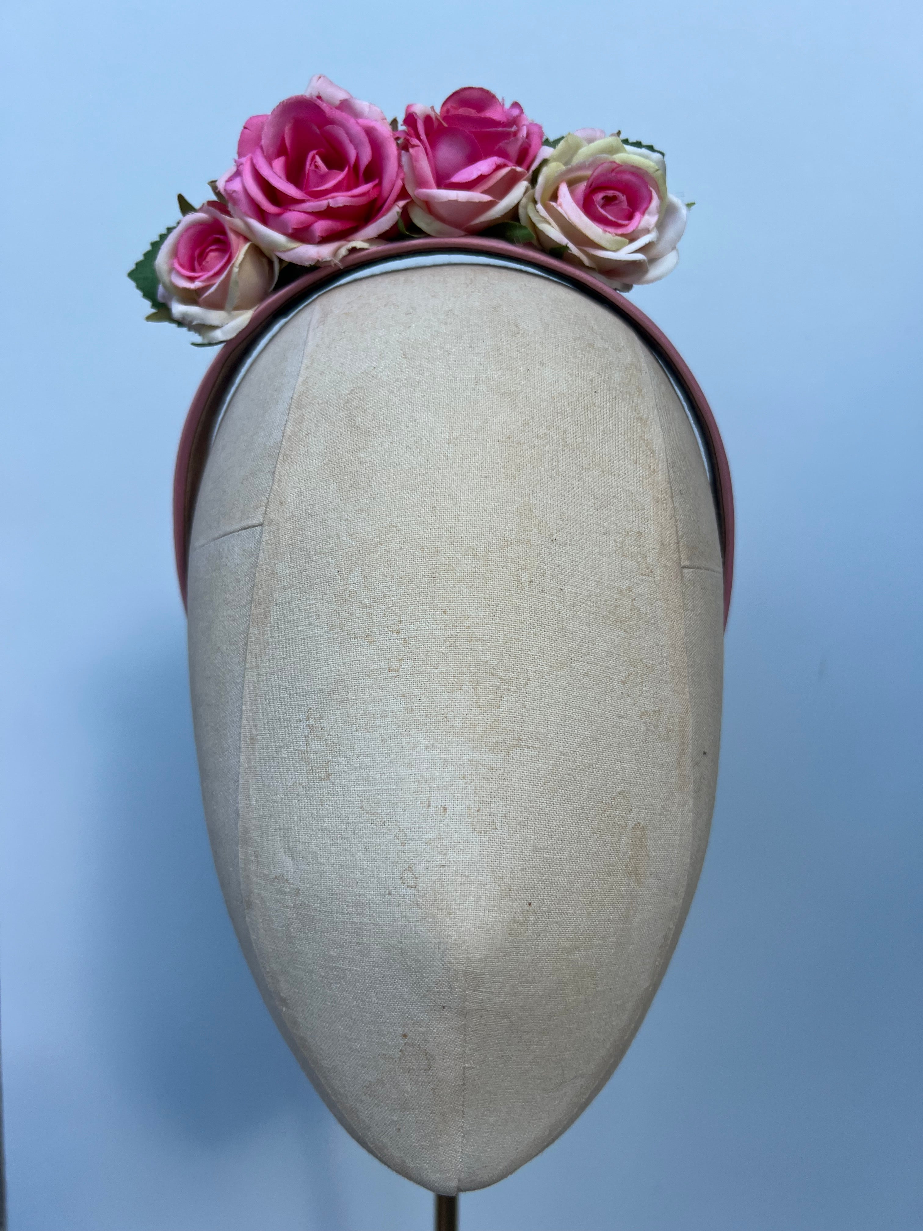 Simple rose flower crown