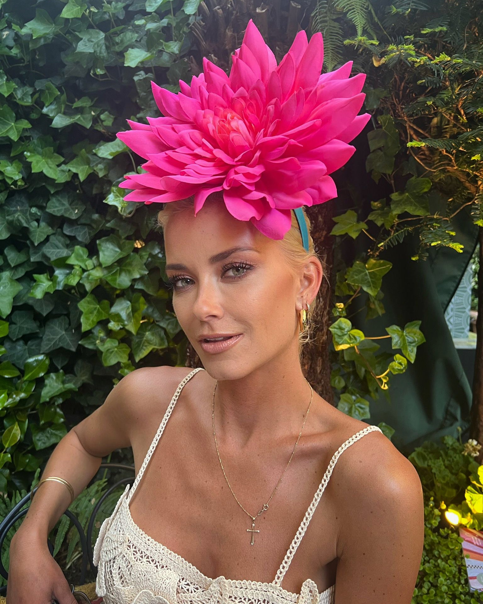 Dahlia headpiece