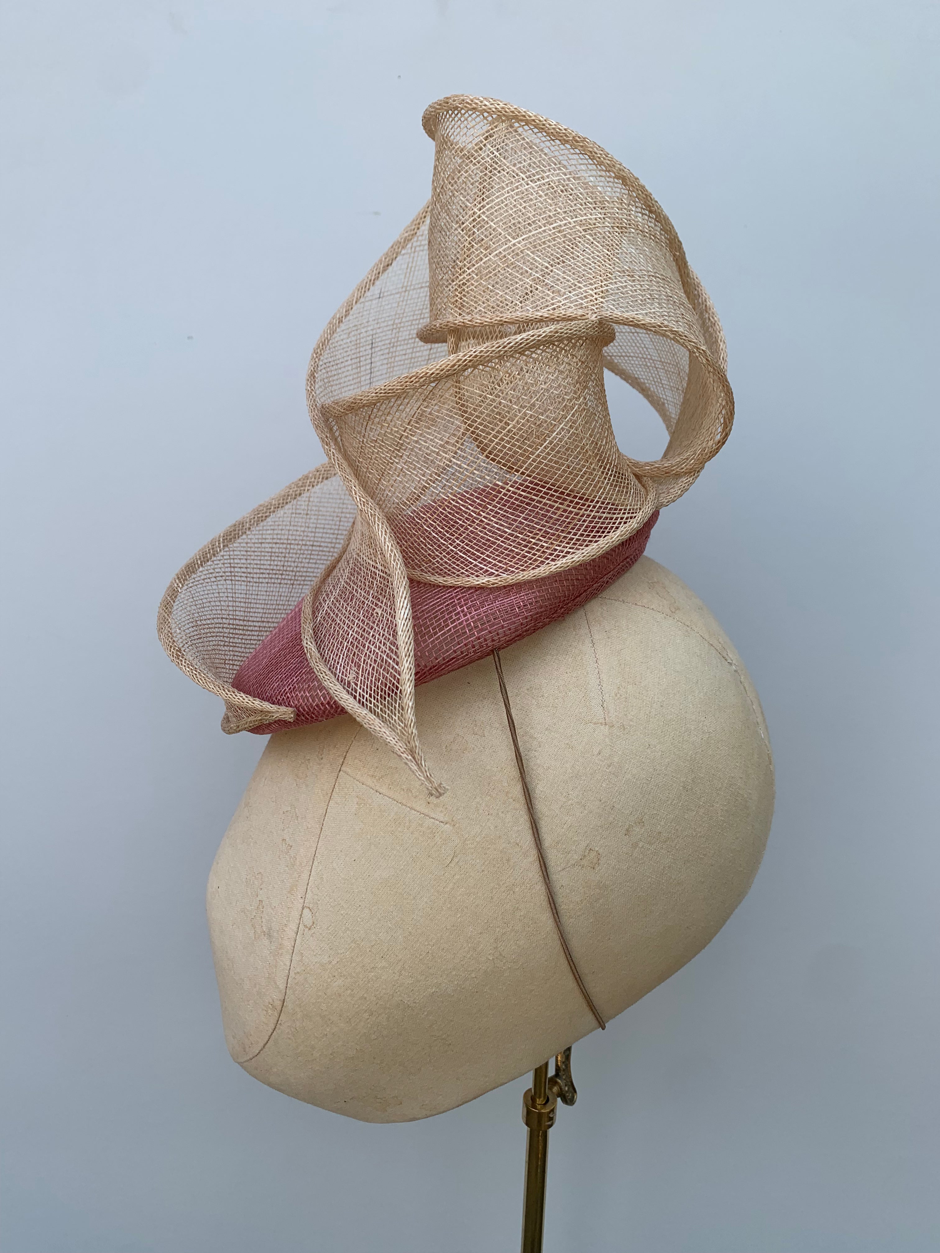 Signature Sculpture in blush pink and beige