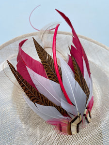 Pink Feathered Disk